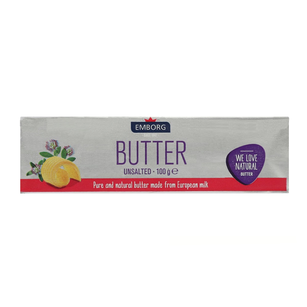 Emborg Unsalted Butter 100g