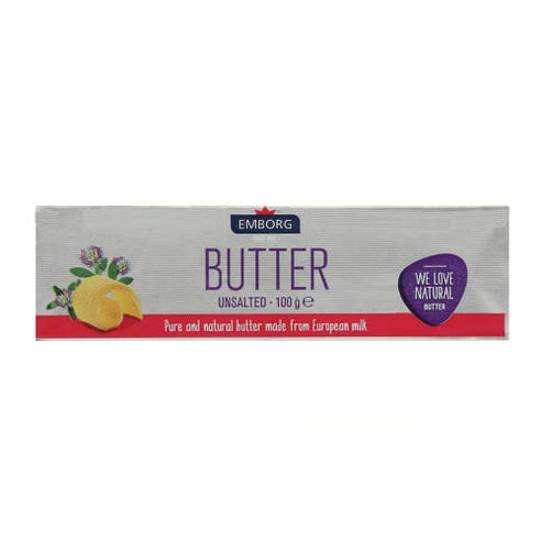 Emborg Unsalted Butter 100g 