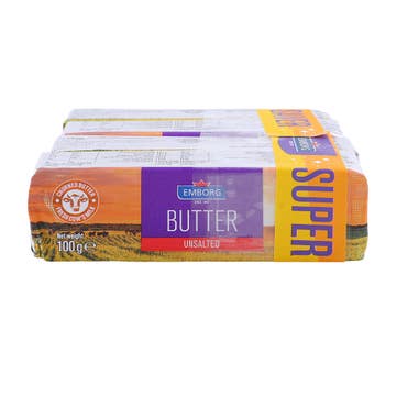 Emborg Unsalted Butter 4x100g [Special Offer]