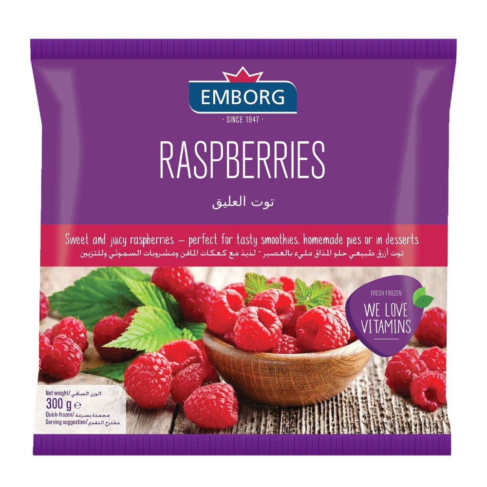 Emborg Raspberries 300g