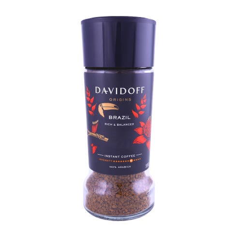 Davidoff Origins Brazil Instant Coffee Jars 100g 