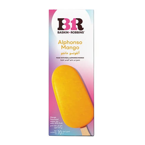 Baskin Robbins Mango Sorbet Stick Bar 90ml 