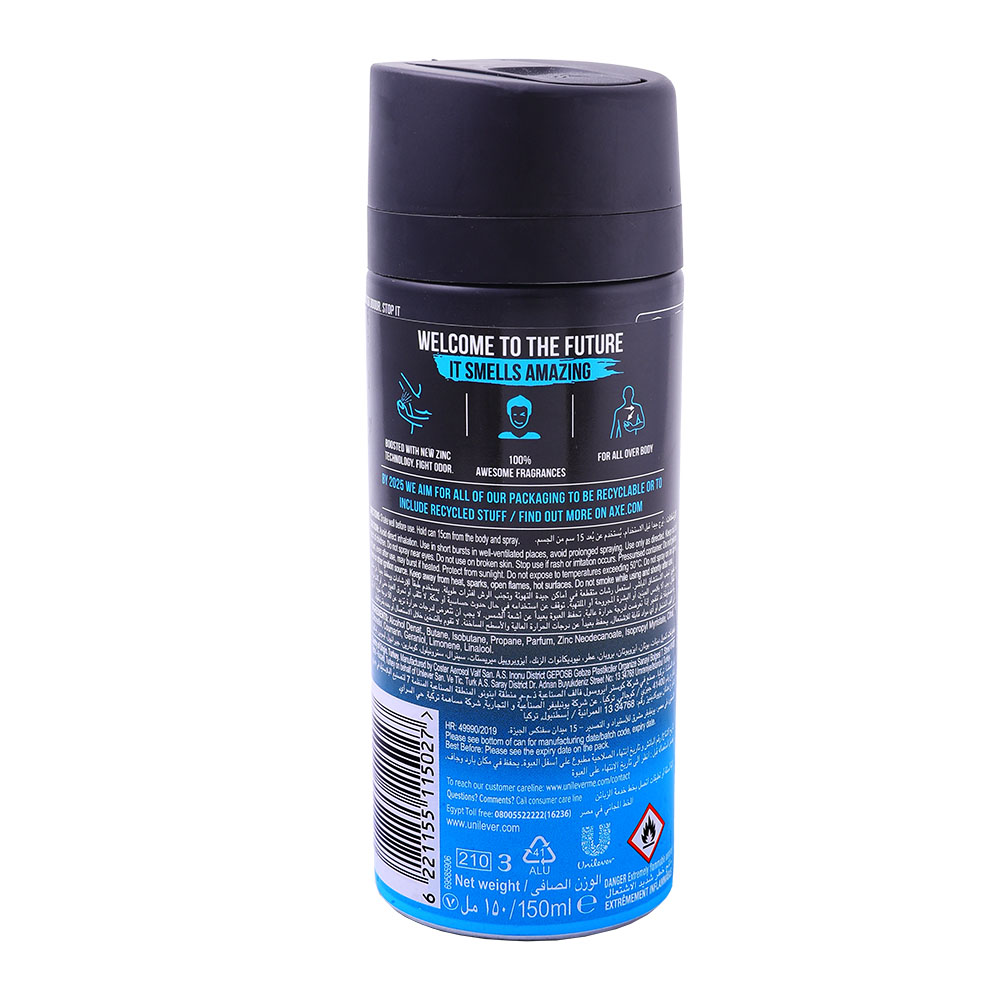 Axe Ice Chill Men Deodorant 150ml back image
