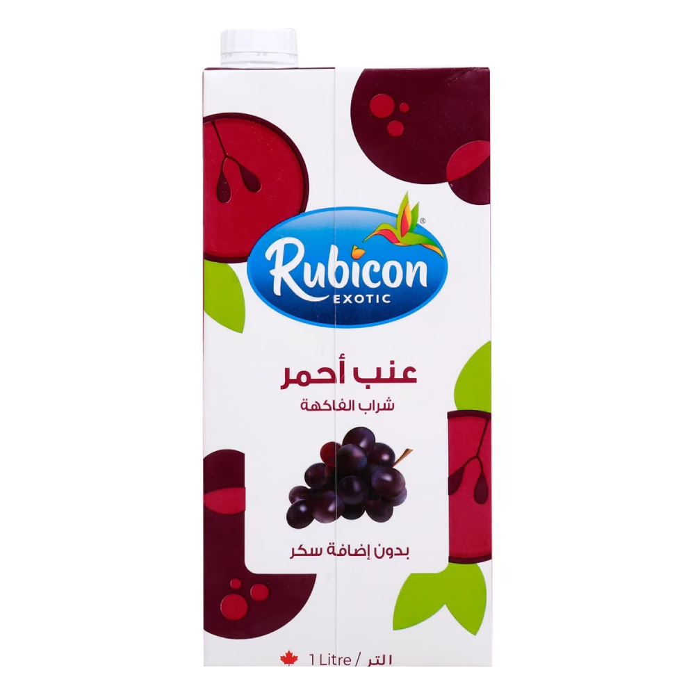 Rubicon Exotic Red Grape Fruit Drink 1L back image
