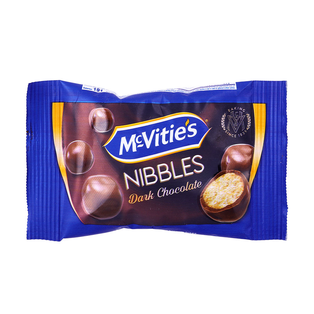 McVitie's Nibbles Dark Chocolate 37g