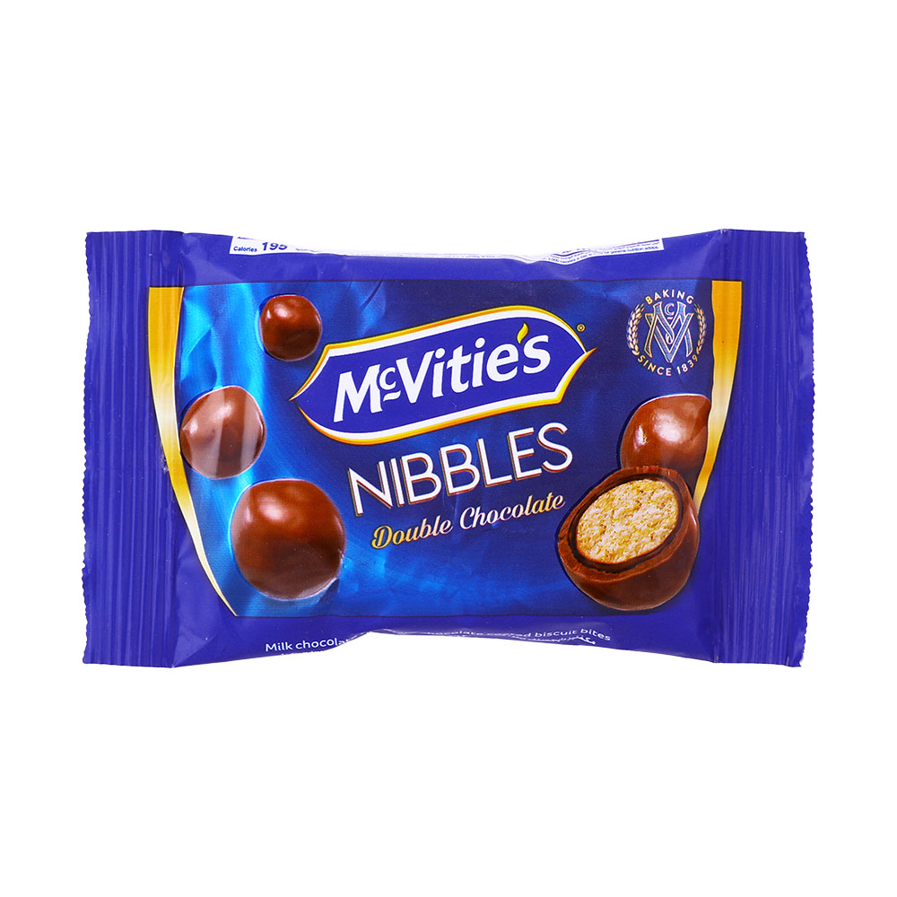 McVitie's Nibbles Double Chocolate 37g