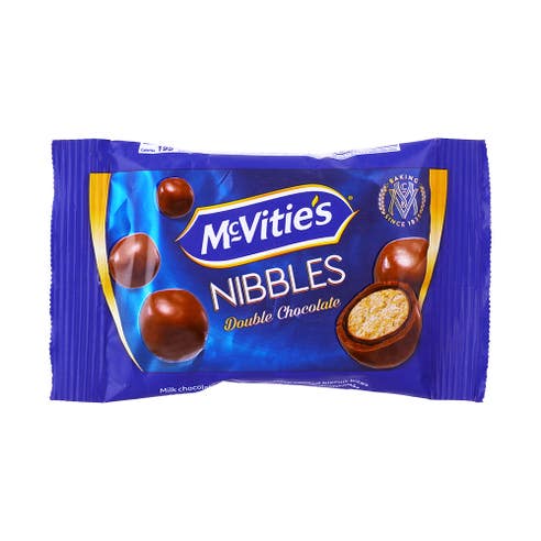 McVitie's Nibbles Double Chocolate 37g 