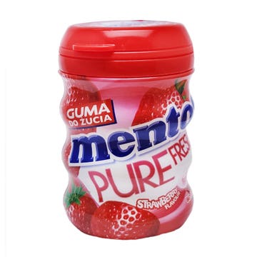 Mentos Pure Fresh Strawberry Flavour Chewing Gum 60g 