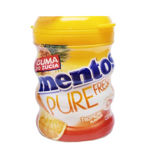 Mentos Pure Fresh Tropical Flavour Chewing Gum 60g 