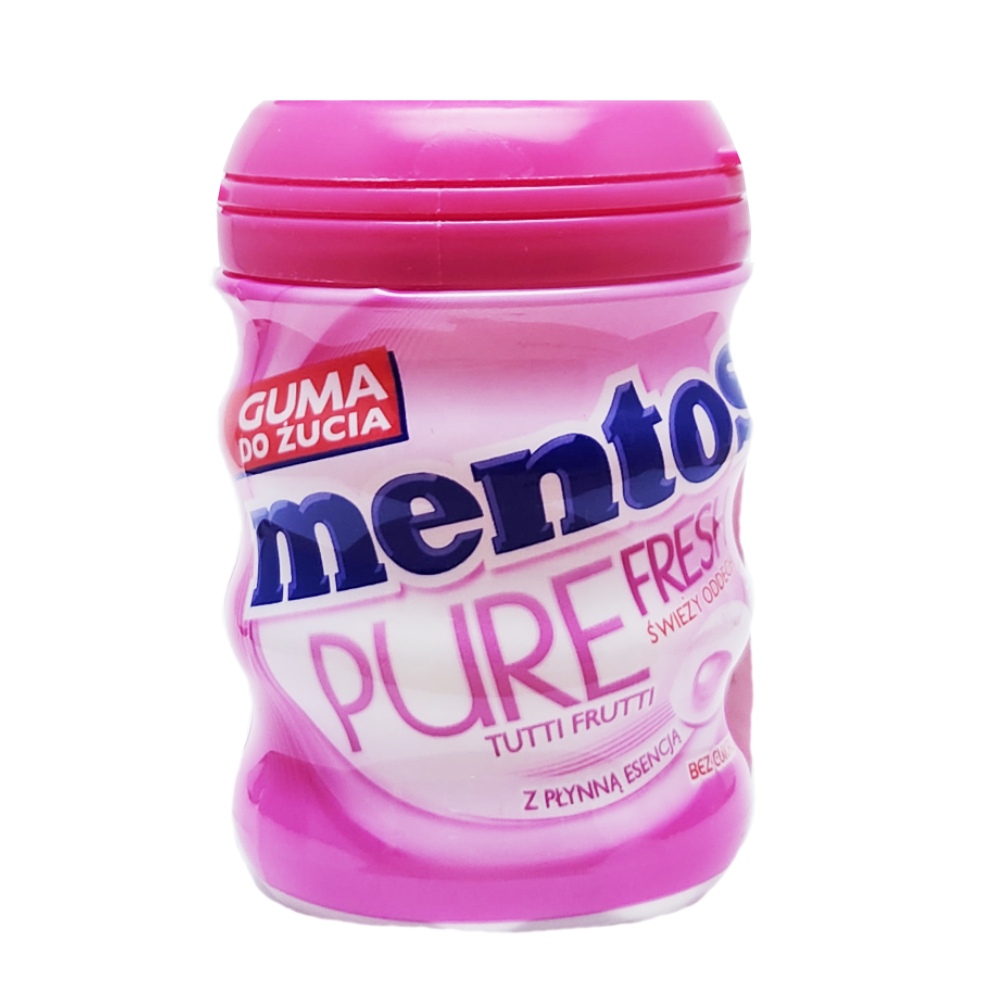 Mentos Pure Fresh Tutti Frutti Chewing Gum 60g