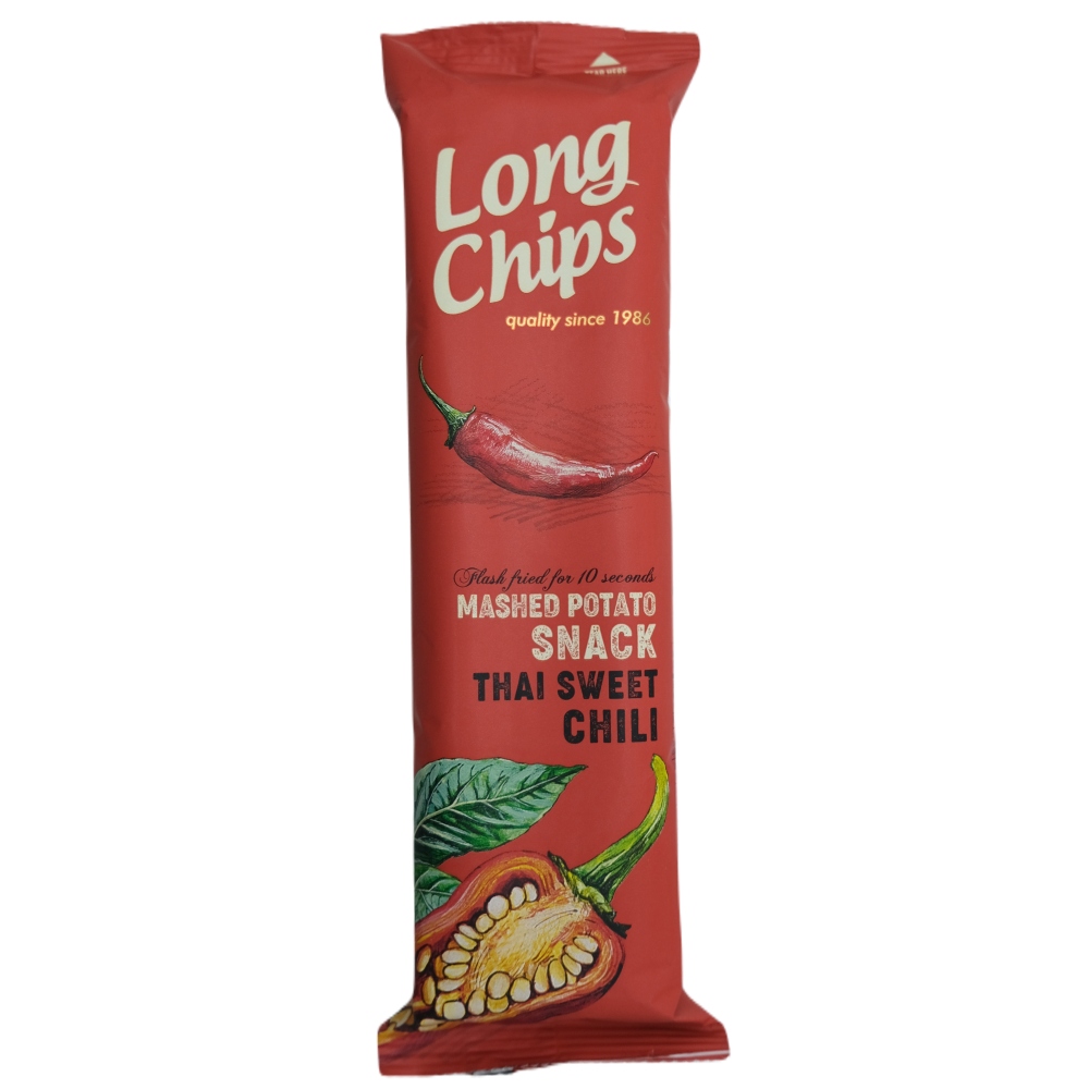 Long Chips Mashed Potato Thai Sweet Chili Snack 75g