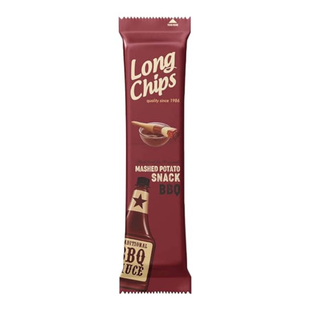 Long Chips Mashed Potato BBQ Snack 75g