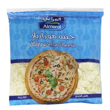 Almarai Mozzarella Full Fat Shredded Cheese 450g 