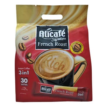 Alicafe Signature French Roast 3 in 1 Instant Coffee 30x22g 