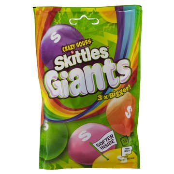 Skittles Giants Crazy Sours 132g 