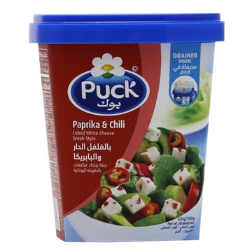 Puck Feta Cheese In Brine Paprika & Chili 430g 