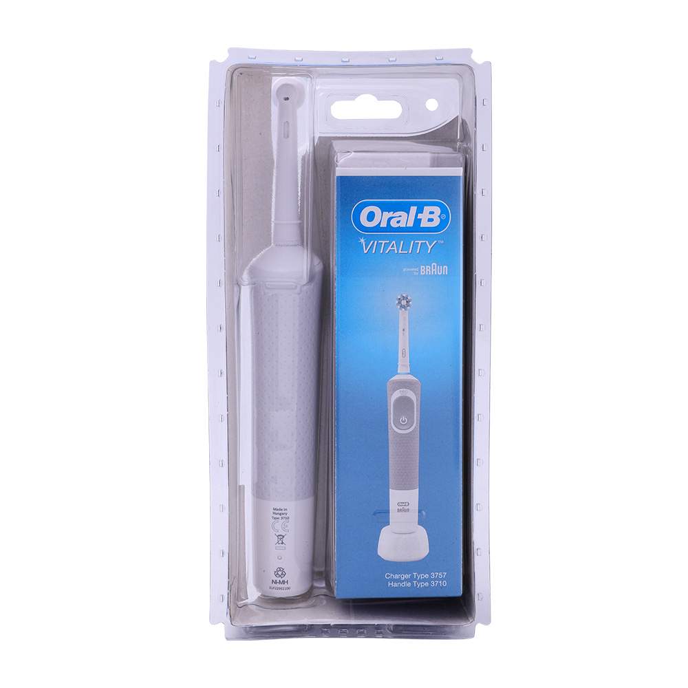 Oral B Braun Sensi Ultra Thin Electric Toothbrush back image