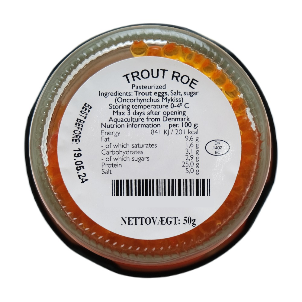 Caviar Exclusives Trout Roe 50g back image