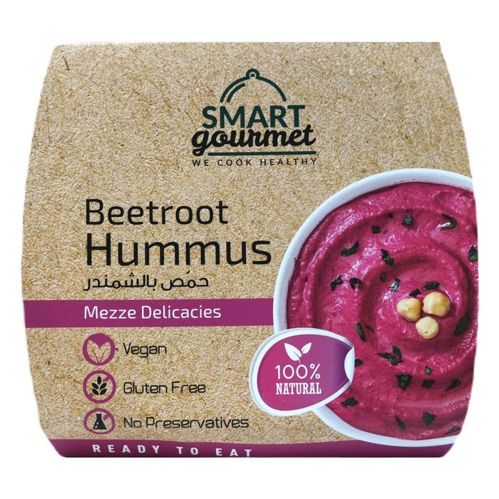 Smart Gourmet Beetroot Hummus 225g