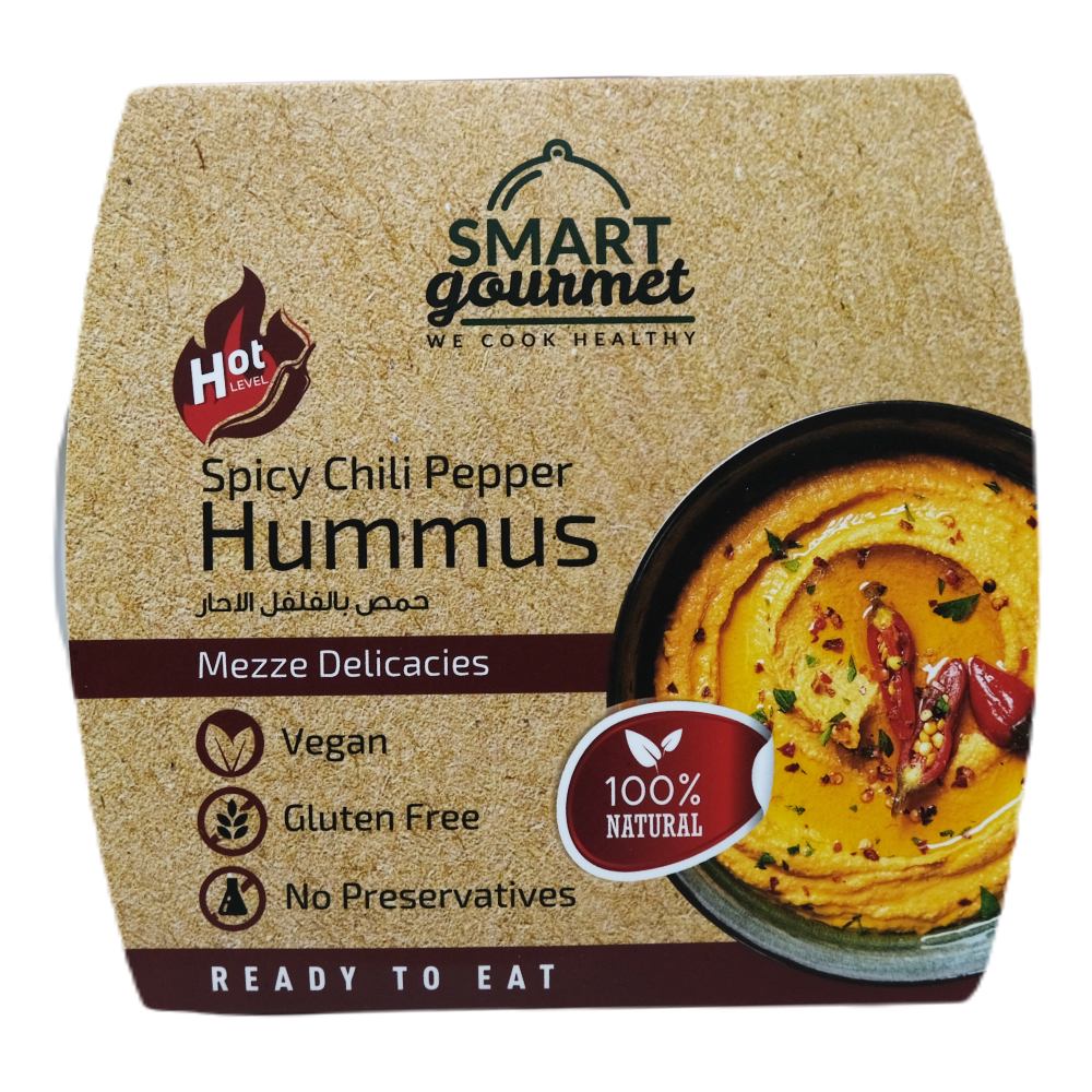 Smart Gourmet Spicy Chili Pepper Hummus 225g