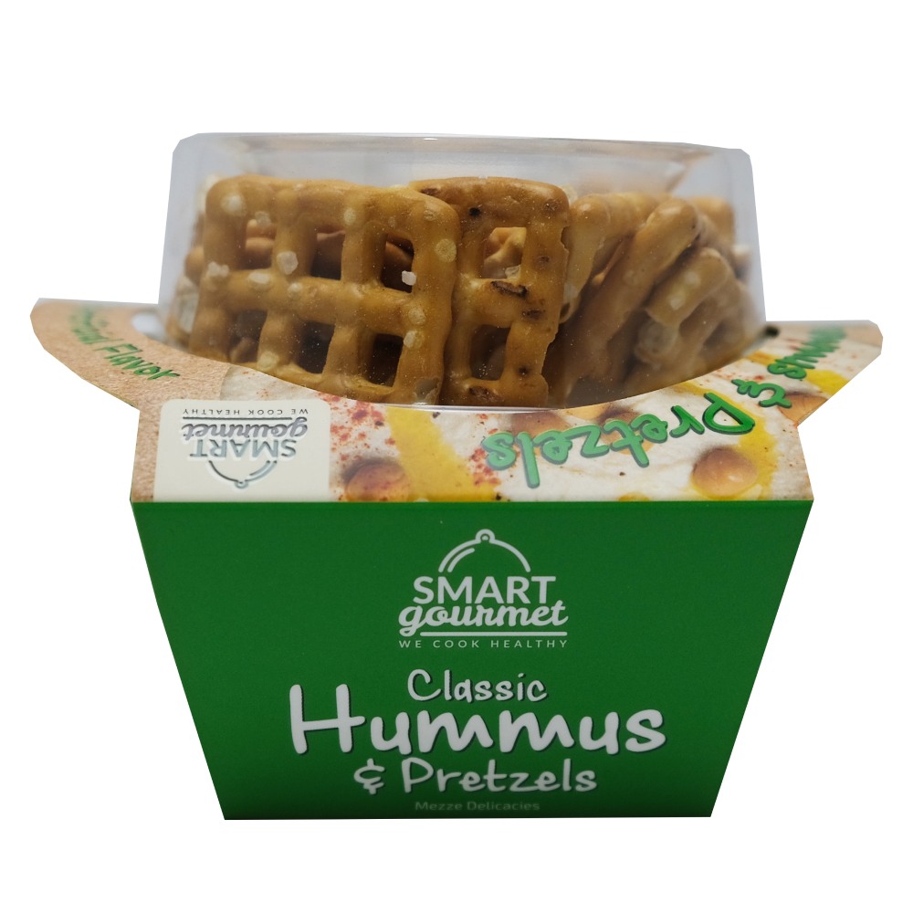 Smart Gourmet Classic Hummus & Pretzels 140g