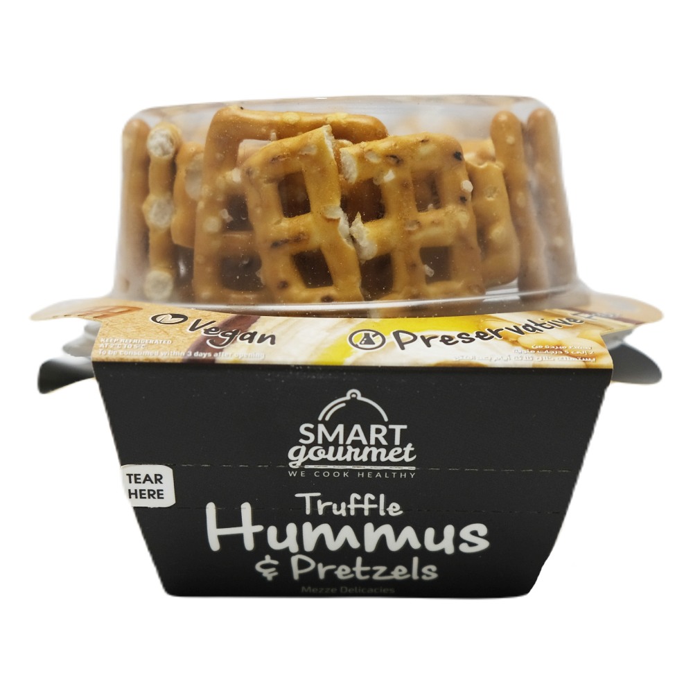 Smart Gourmet Truffle Hummus & Pretzels 140g