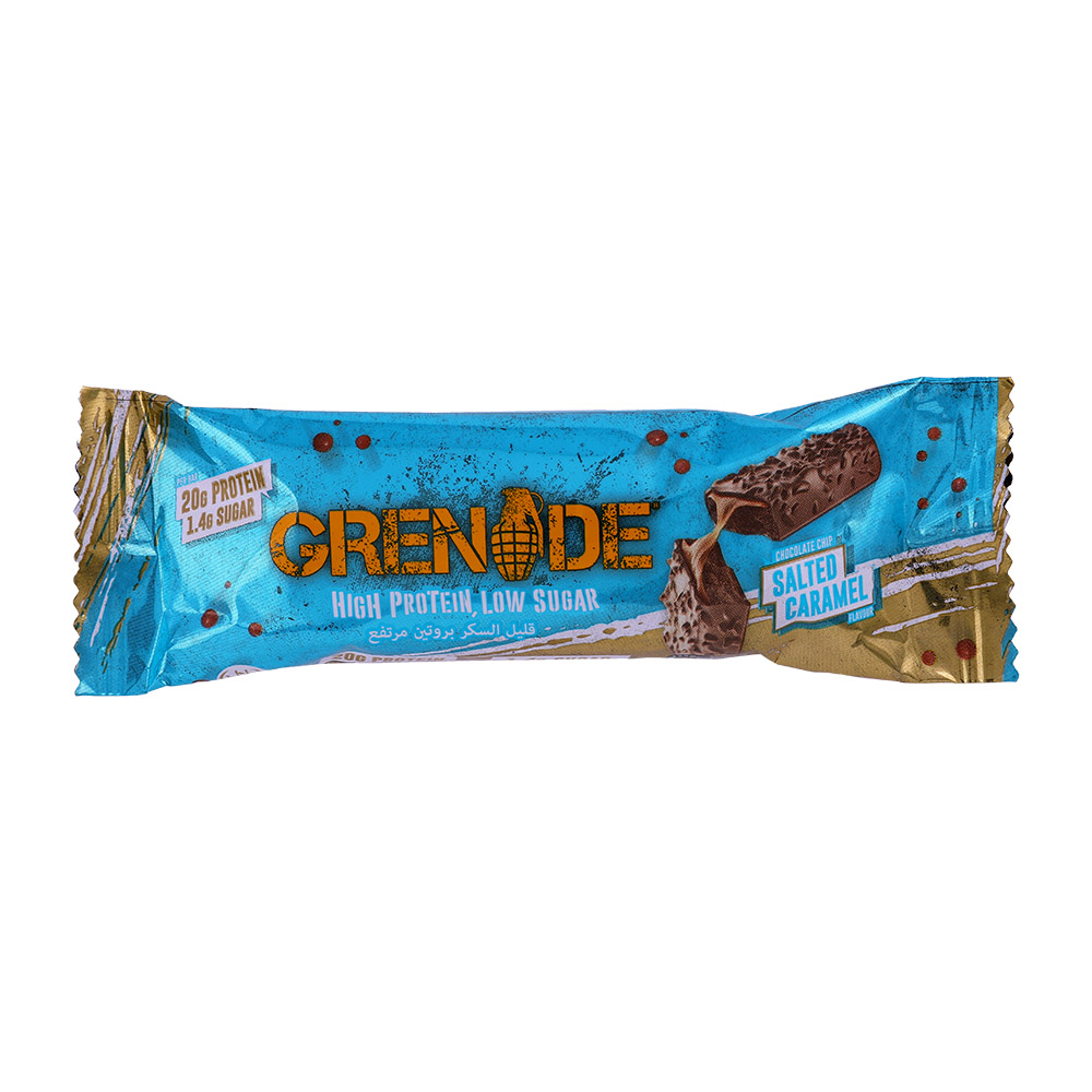 Grenade High Protein Low Sugar Salted Caramel Bar 60g