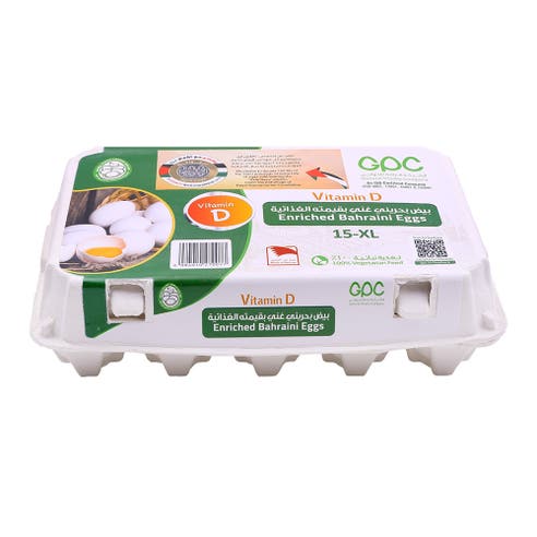 GPC Enriched Bahraini Eggs 15's 