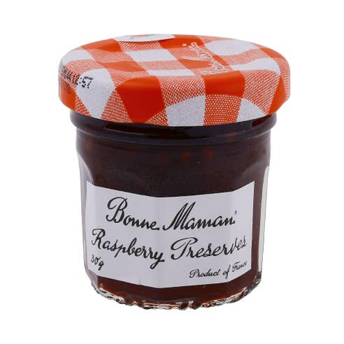 Bonne Maman Raspberry Preserve Jar 30g back image