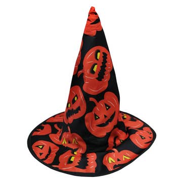Smiffys Kids Pumpkin Witch Hat