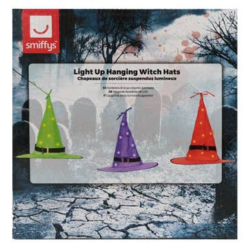 Smiffys LED Light-Up Floating Witch Hats