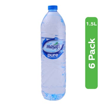 Masafi Bottled Drinking Water 6x1.5L 