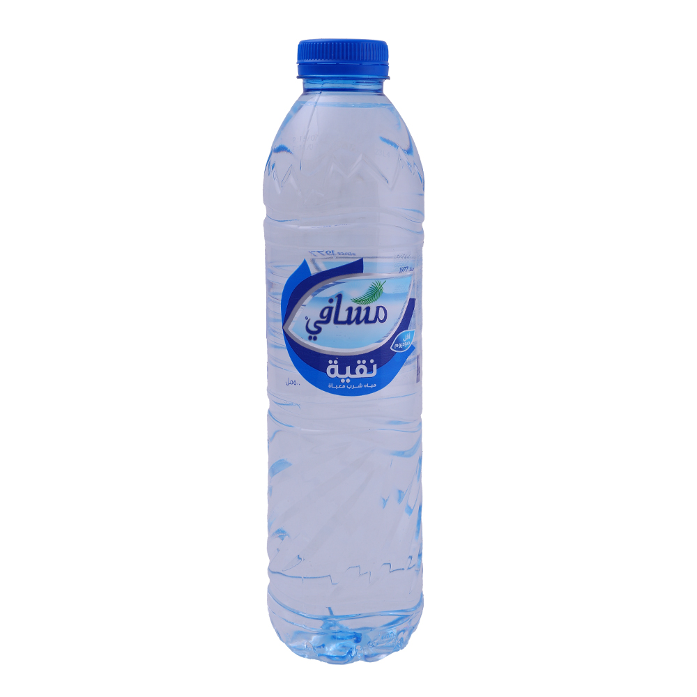 Masafi Bottled Drinking Water 500ml back image