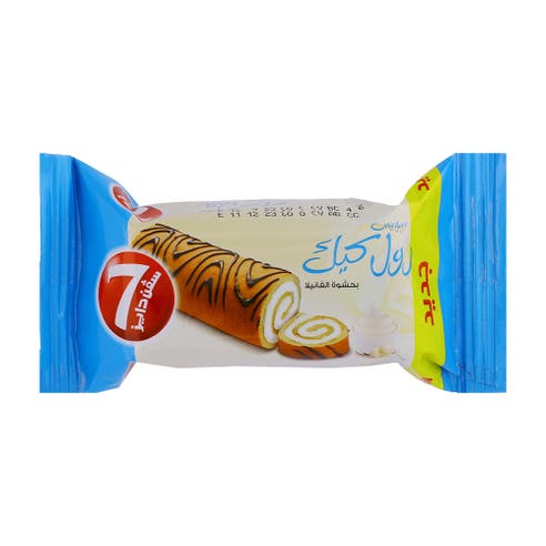 7Days Swiss Roll Double Vanilla 20g 