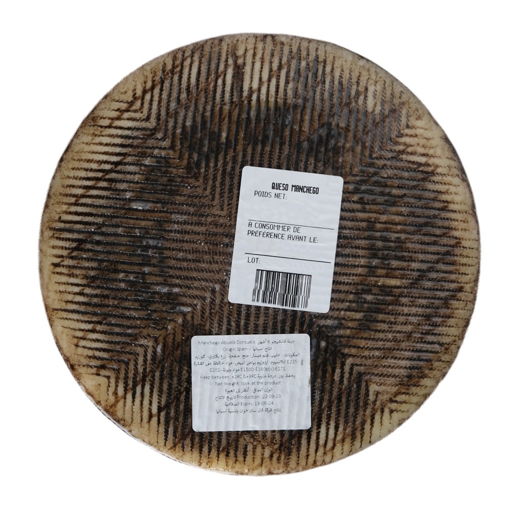 Abuela Consuelo Manchego Cheese Per Kg back image