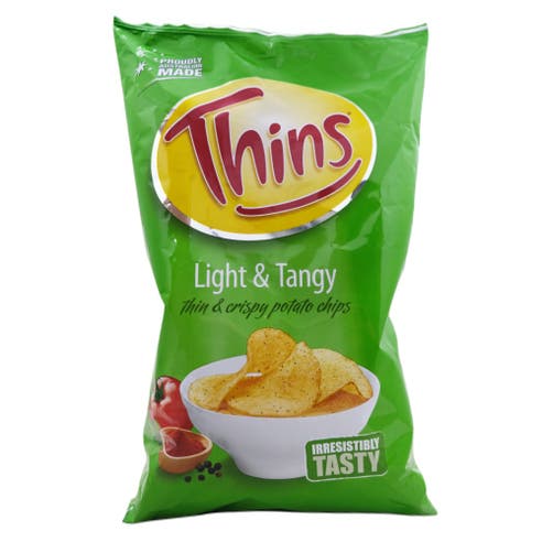 Thins Light & Tangy Potato Chips 175g 
