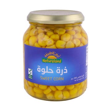 Natureland Sweet Corn 340g 