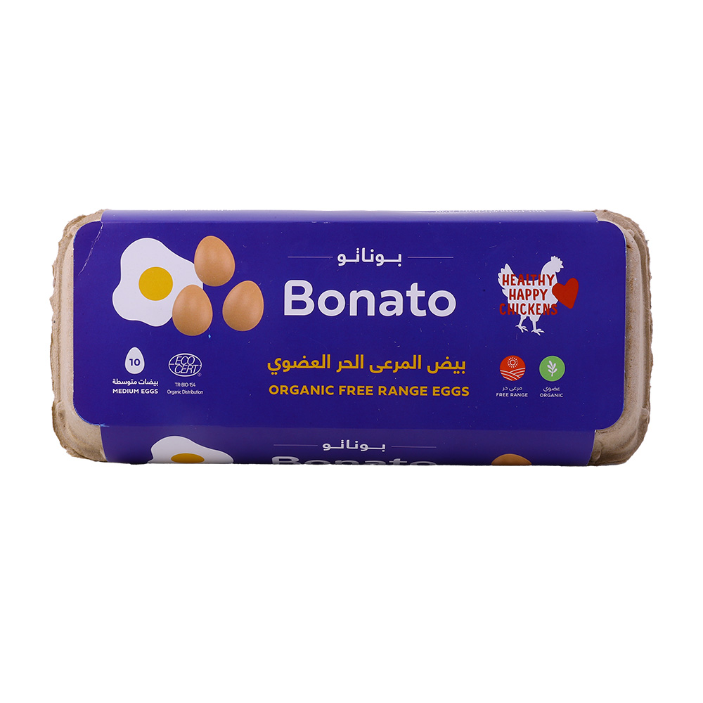 Bonato Organic Free Range Eggs M 10 Pcs