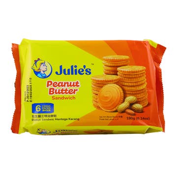 Julies Peanut Butter Sandwich 180g 
