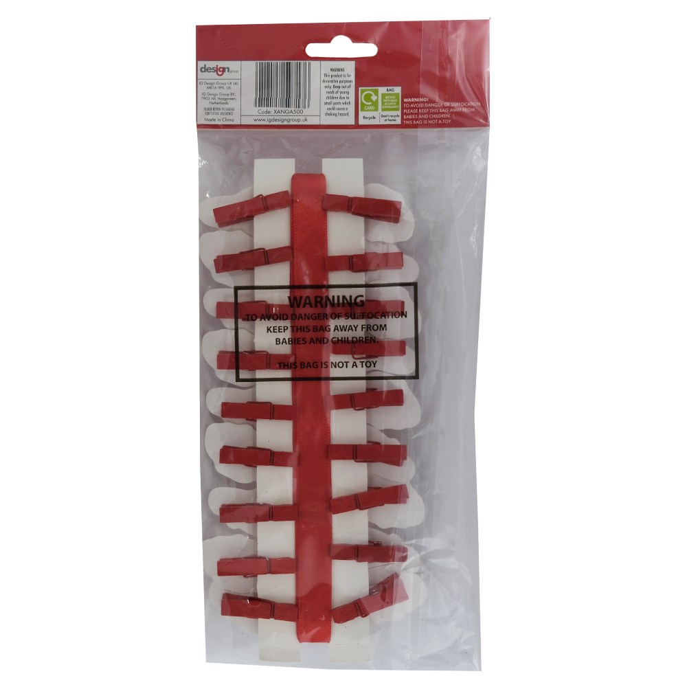 Giftmaker 18 Card Peg Holders Novelty 300g back image