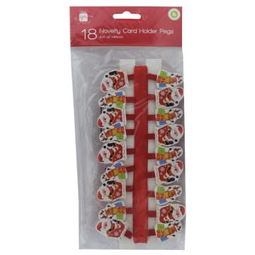 Giftmaker 18 Card Peg Holders Novelty 300g 