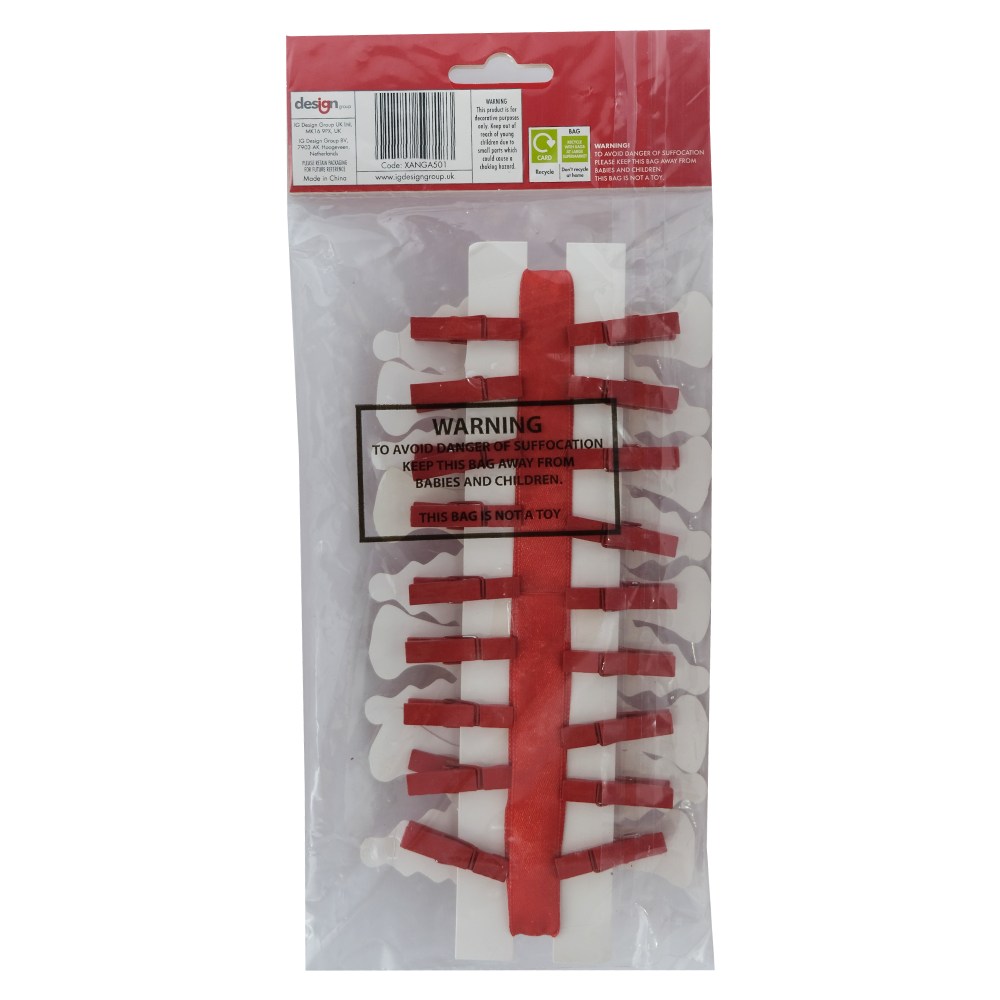 Giftmaker 18 Contemporary Card Peg Holders 300g back image