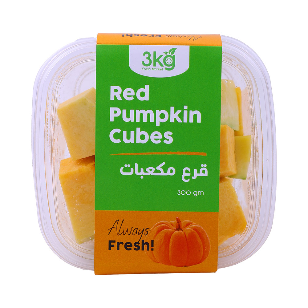 3Kg Fresh Market Pumpkin Cube  300g 