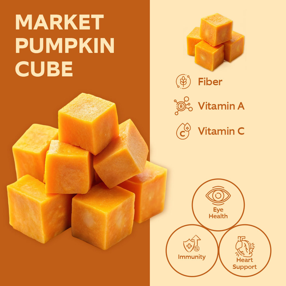 3Kg Fresh Market Pumpkin Cube  300g lifestyle image