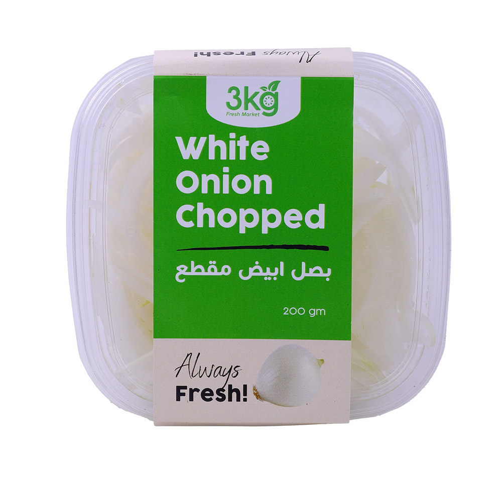 3Kg Fresh Market White Onion 200g
