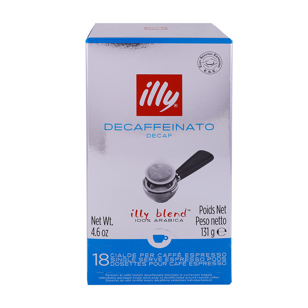 Illy Decaffeinato Espresso Single Servings [18 Pieces] 