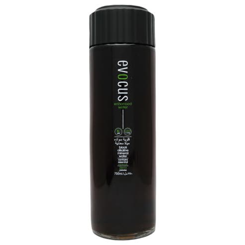 Evocus Black Alkaline Mineral Water 750ml 