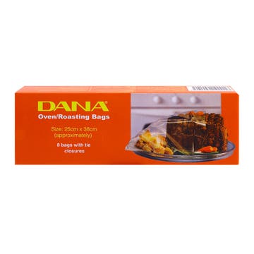 Dana Oven Roasting Bags 25x38cm [8 Pack] 