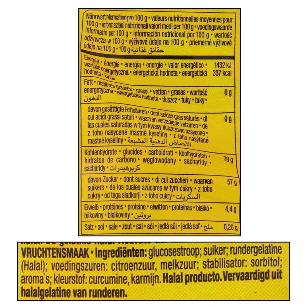 Trolli Peach Rings 100g right side image
