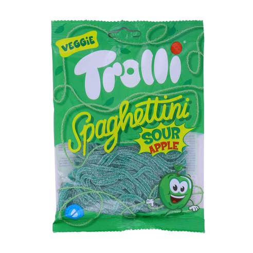 Trolli Spaghettini Sour Apple Candy 100g 